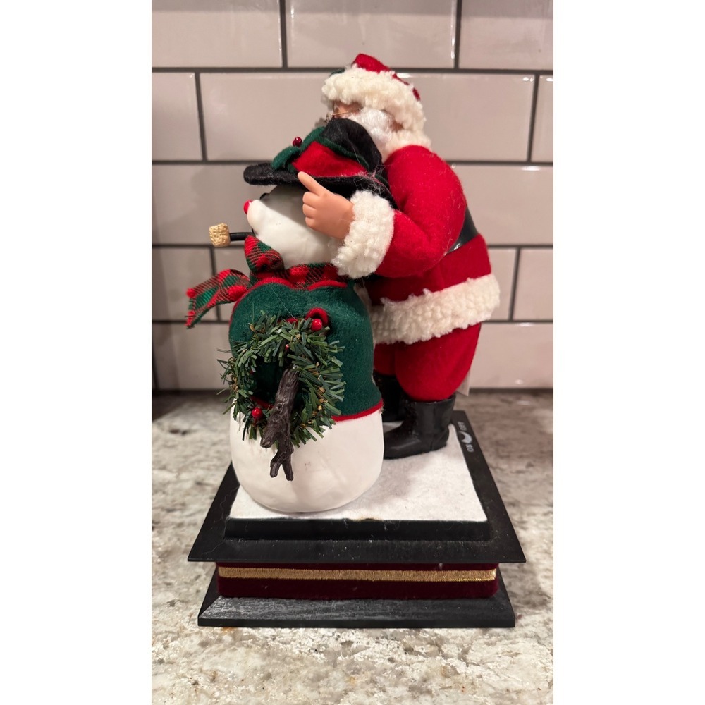 Holiday Creations Santa Claus with Snowman Christmas Animated Musical Display - Picture 4 of 12